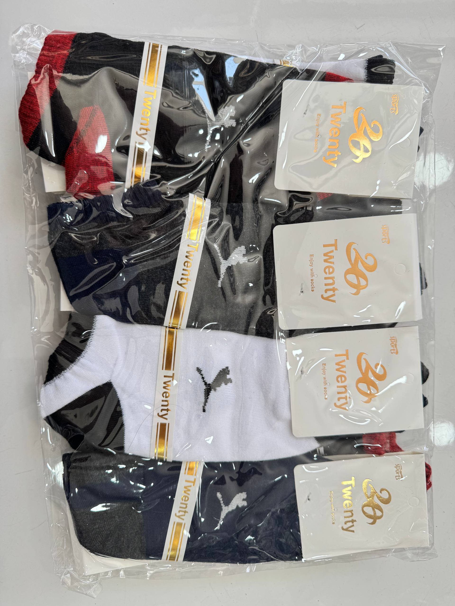جوراب مچی مردانه طرحدار مارک تونتی کد ۳۱۷ ( ۱۲ جفتی )