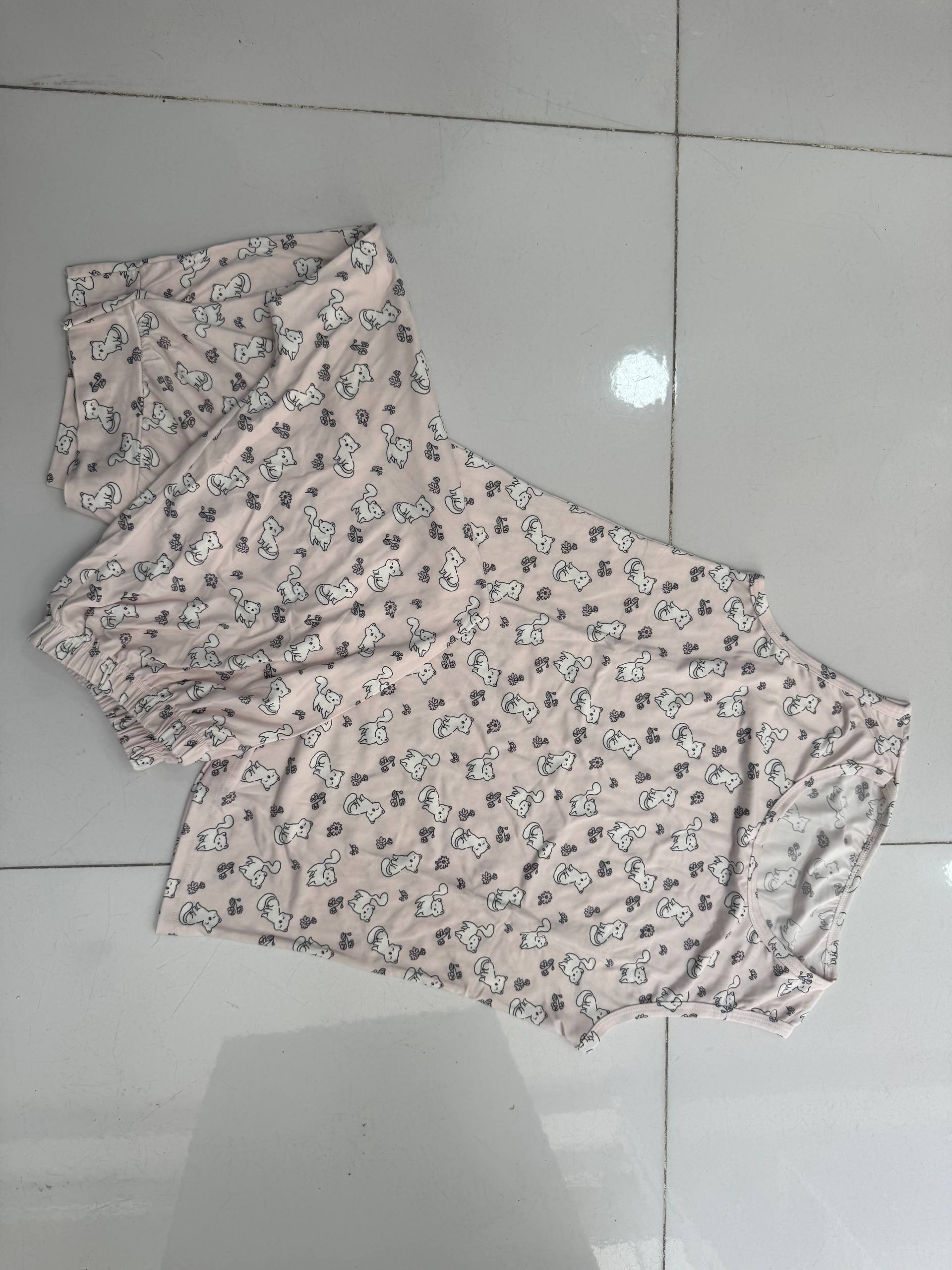 تاپ شلوارک گیاهی فانتزی کد ۹۳۴ ( ۳عدد)